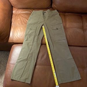 Olive green cargo pants